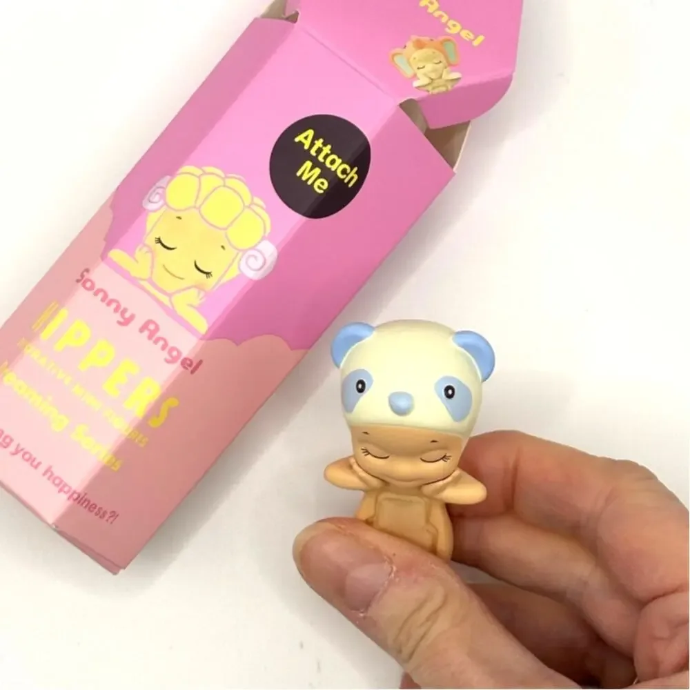 New Kewpie/Angel Attachable Mini Figure in Panda Costume, Open Blind Box